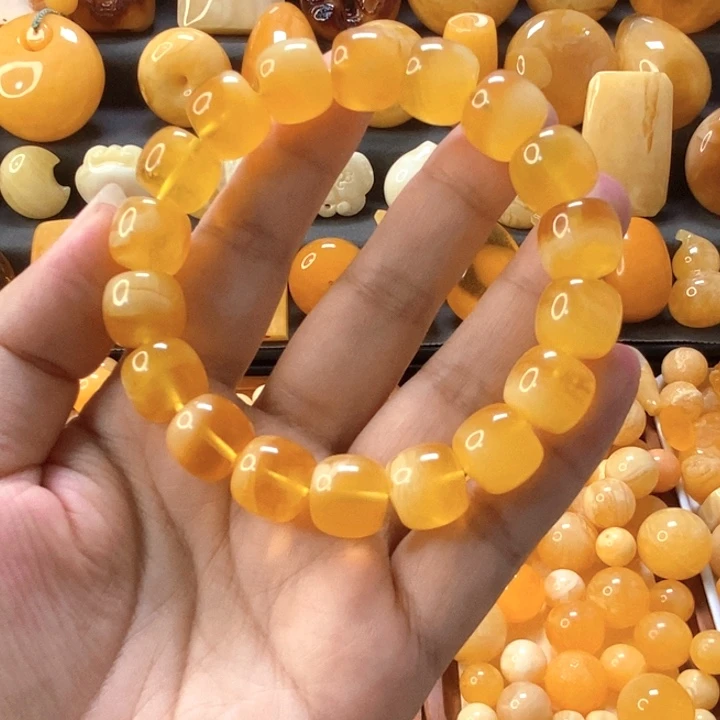 琥珀未镶嵌颈饰天然ml