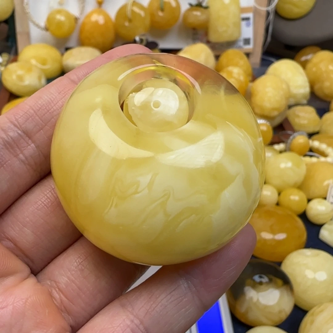 蜜蜡未镶嵌颈饰天然蜜蜡
