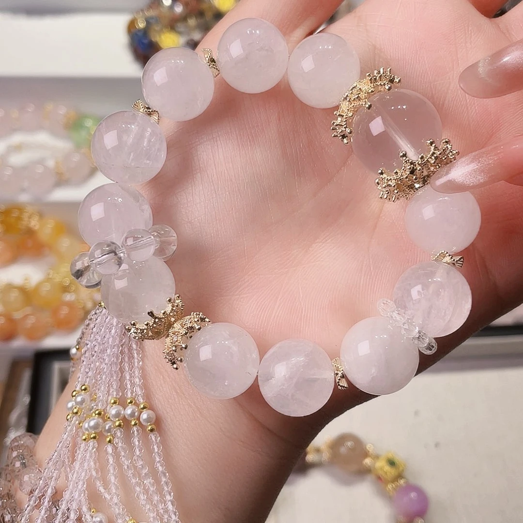 水晶手链银S925镶嵌尺寸