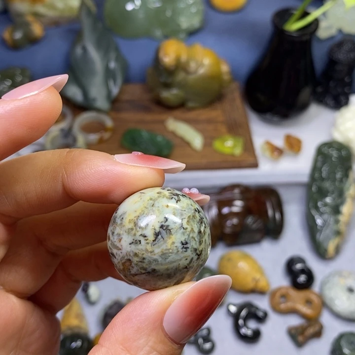 岫岩河磨玉（透闪石质玉）未镶嵌挂件2.5