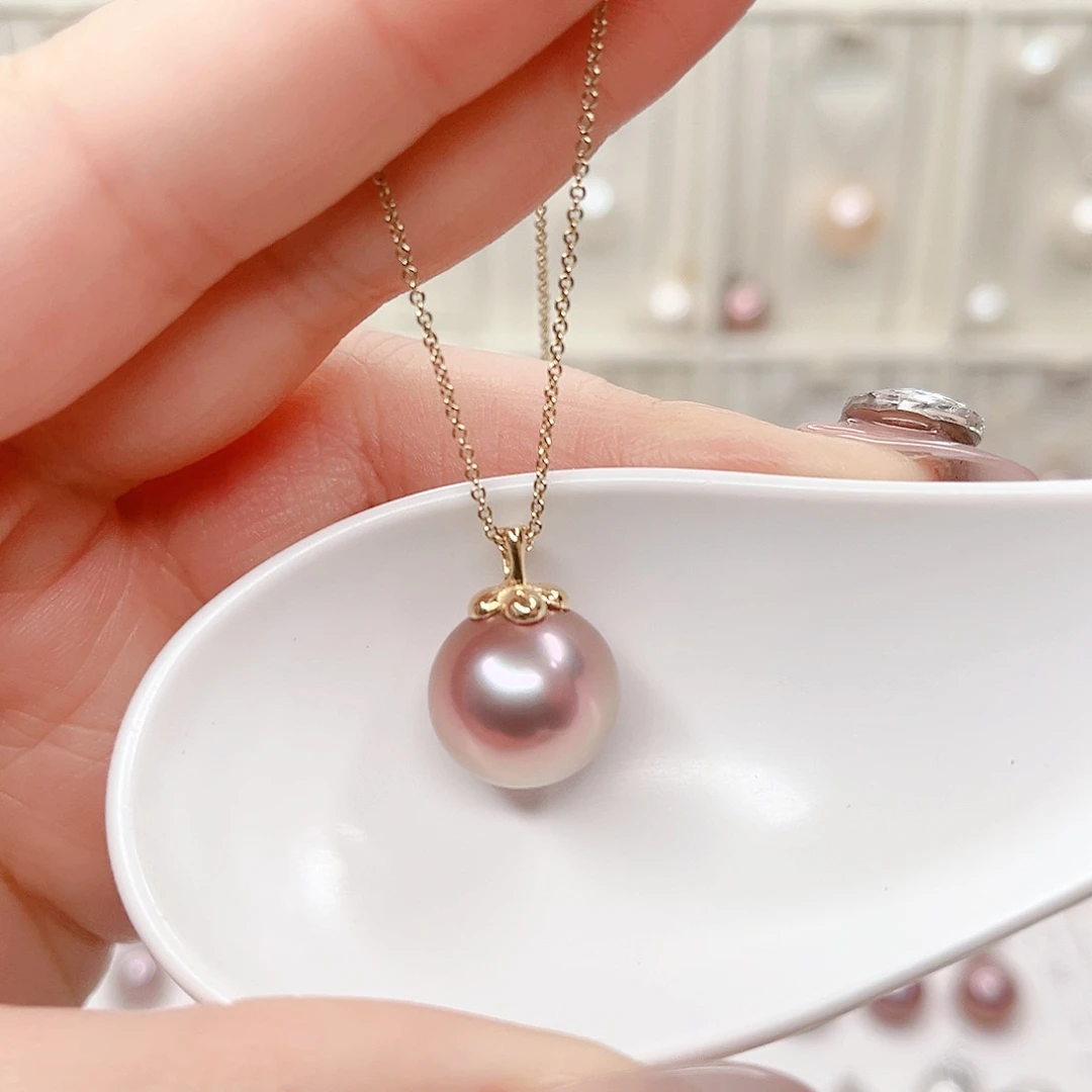 吊坠(赠链)银S925镶嵌淡水珍珠