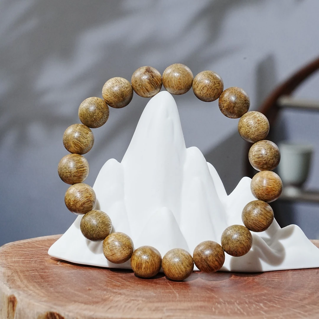 泰国登流眉虫漏瘤疤老料沉香手串 1.16cm 8.6g 250729026 A