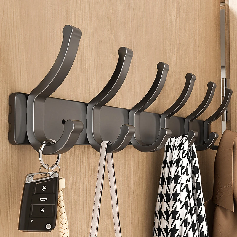 挂钩挂衣架墙上壁挂门挂衣钩免打孔强力承重入户门衣服衣帽挂架