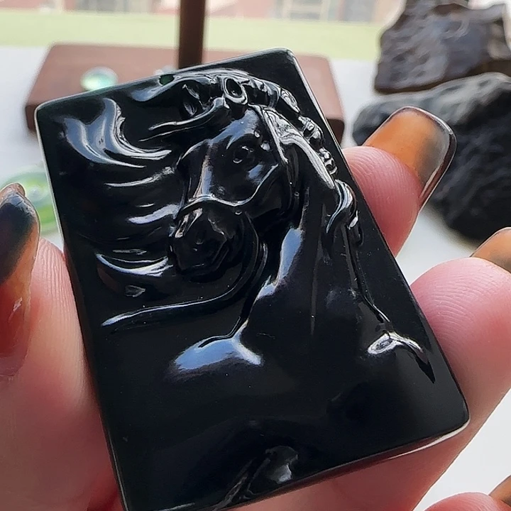 岫玉未镶嵌吊坠(不含链)