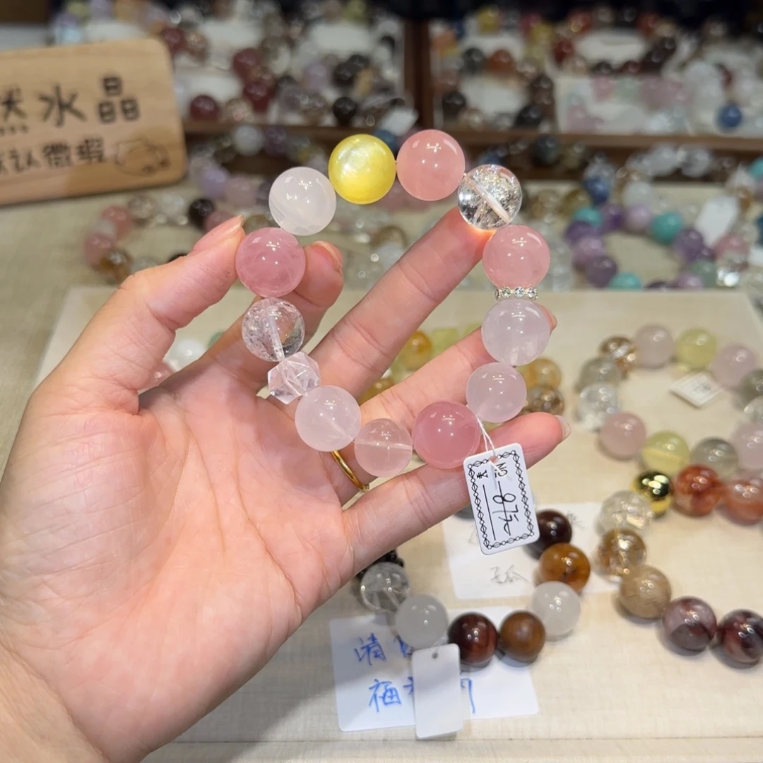 水晶银S925镶嵌手链