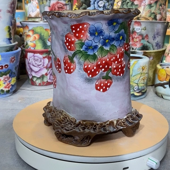 红陶景德镇艺术手绘作品