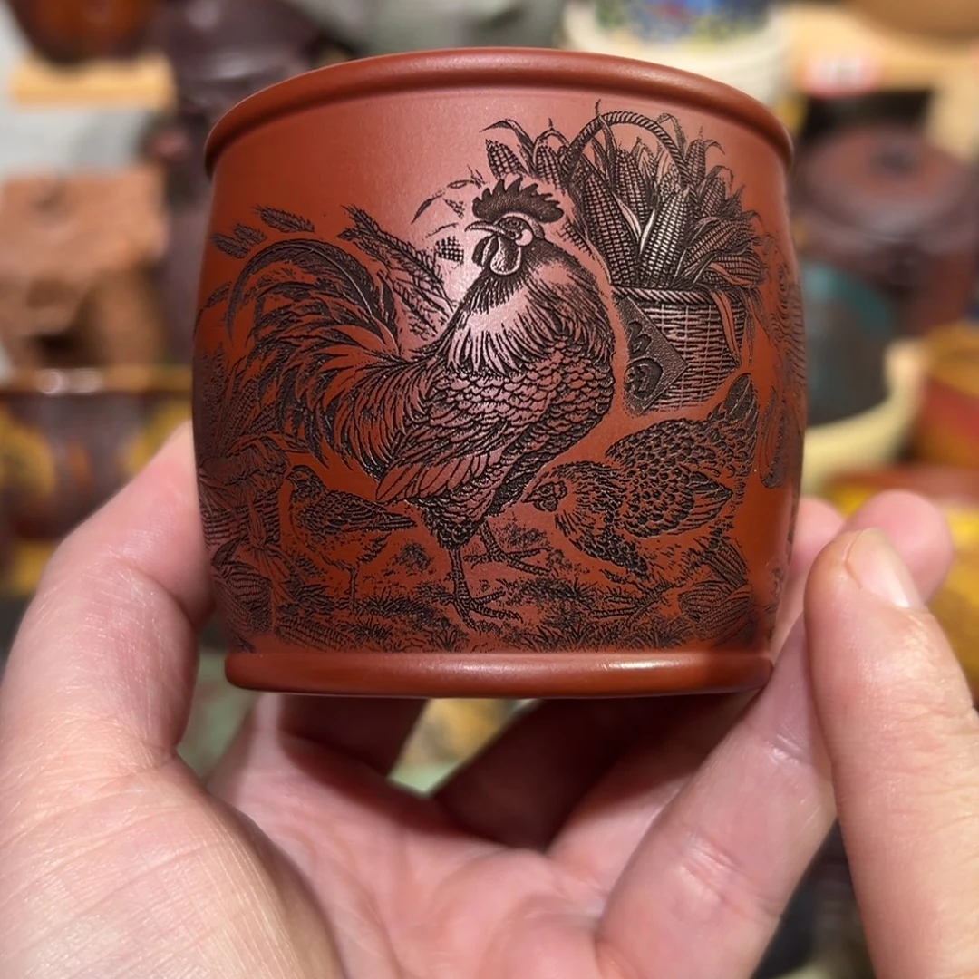 茶杯紫砂宜兴紫砂主人杯