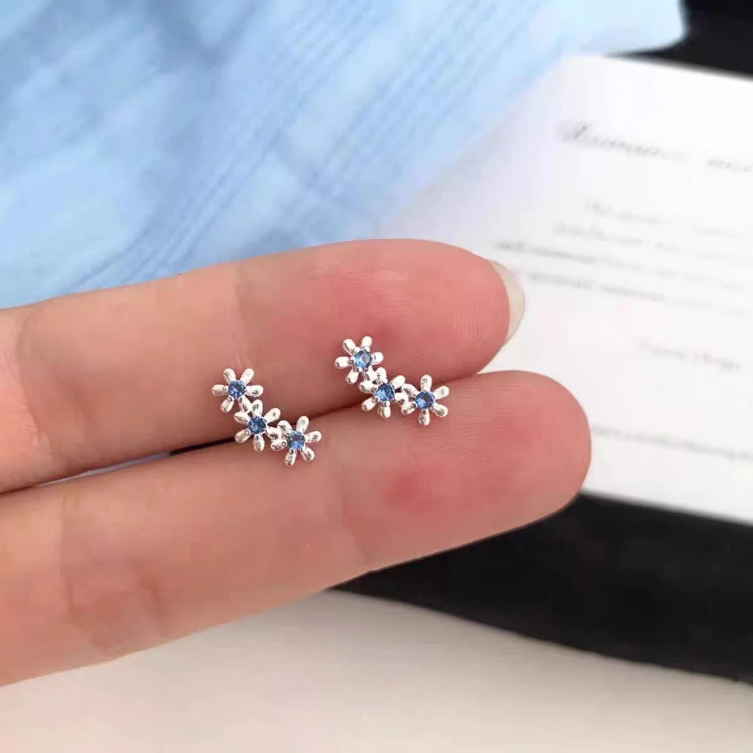 合金耳饰 BIBI【蓝风铃】耳针EH173