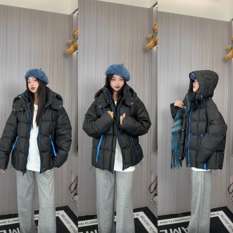 oversize面包服短款棉衣棉服女2025年新款潮秋冬季外套厚