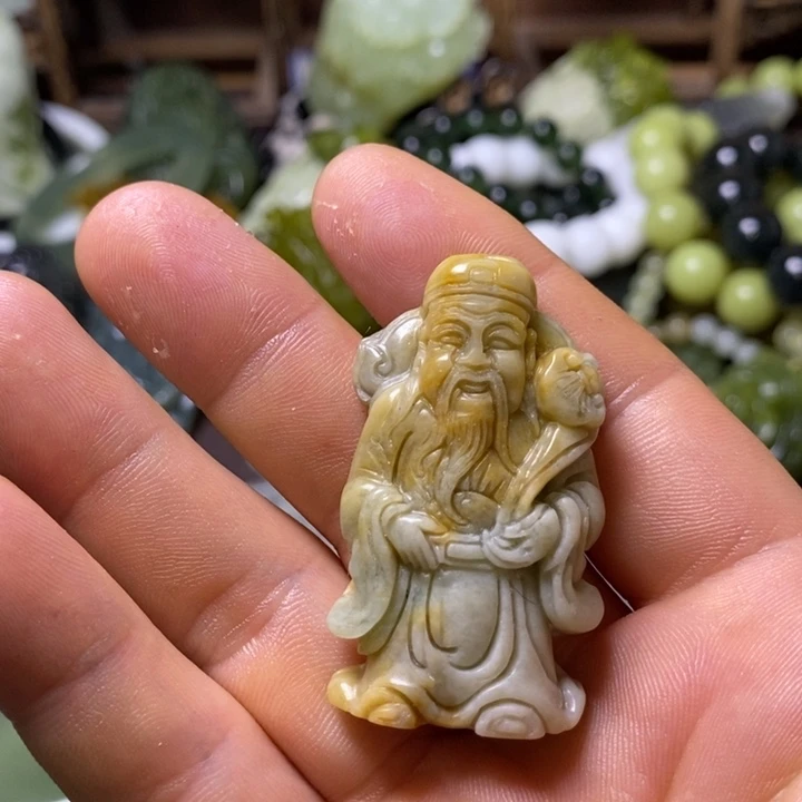 岫玉未镶嵌岫玉颈饰