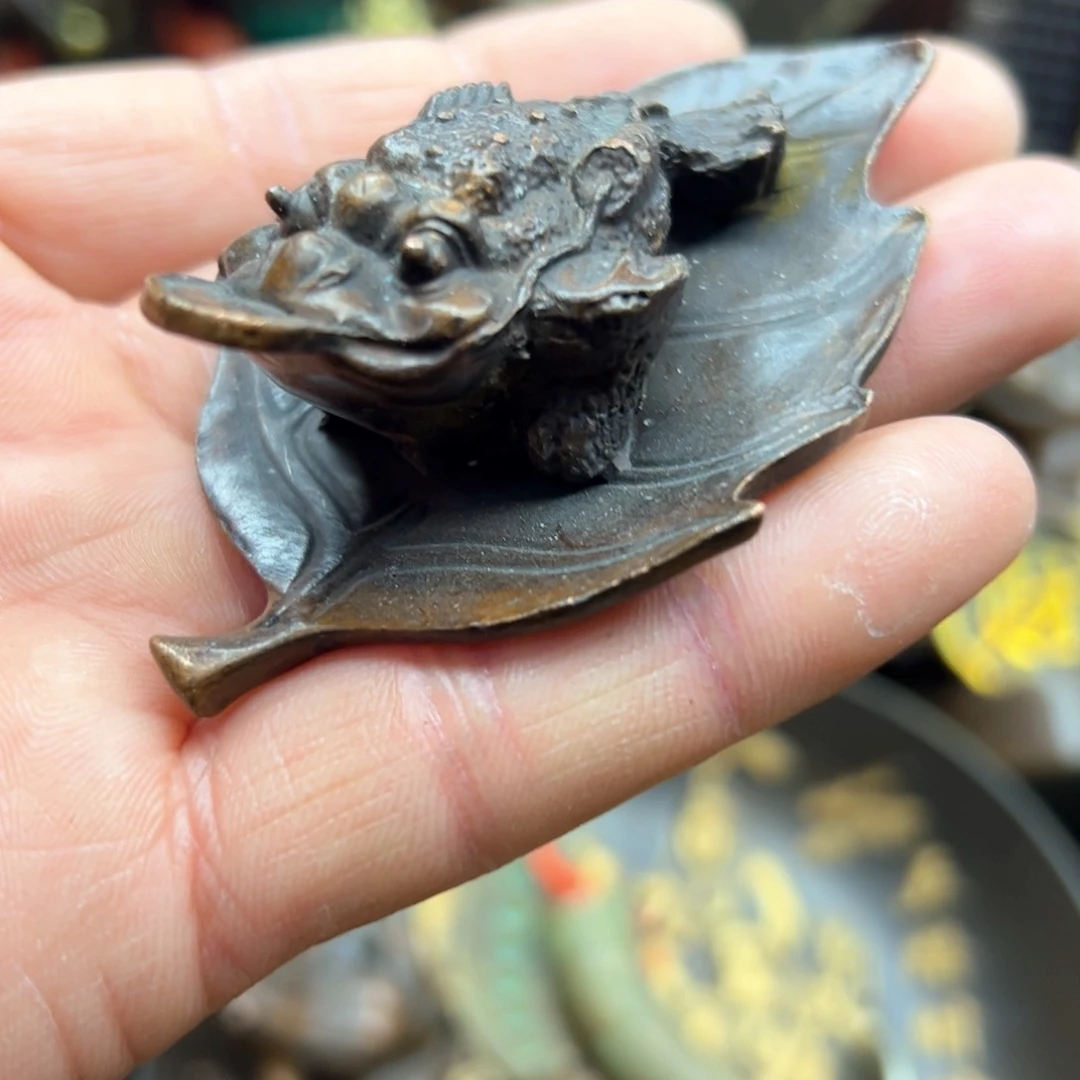 铜摆件欢迎欢迎你