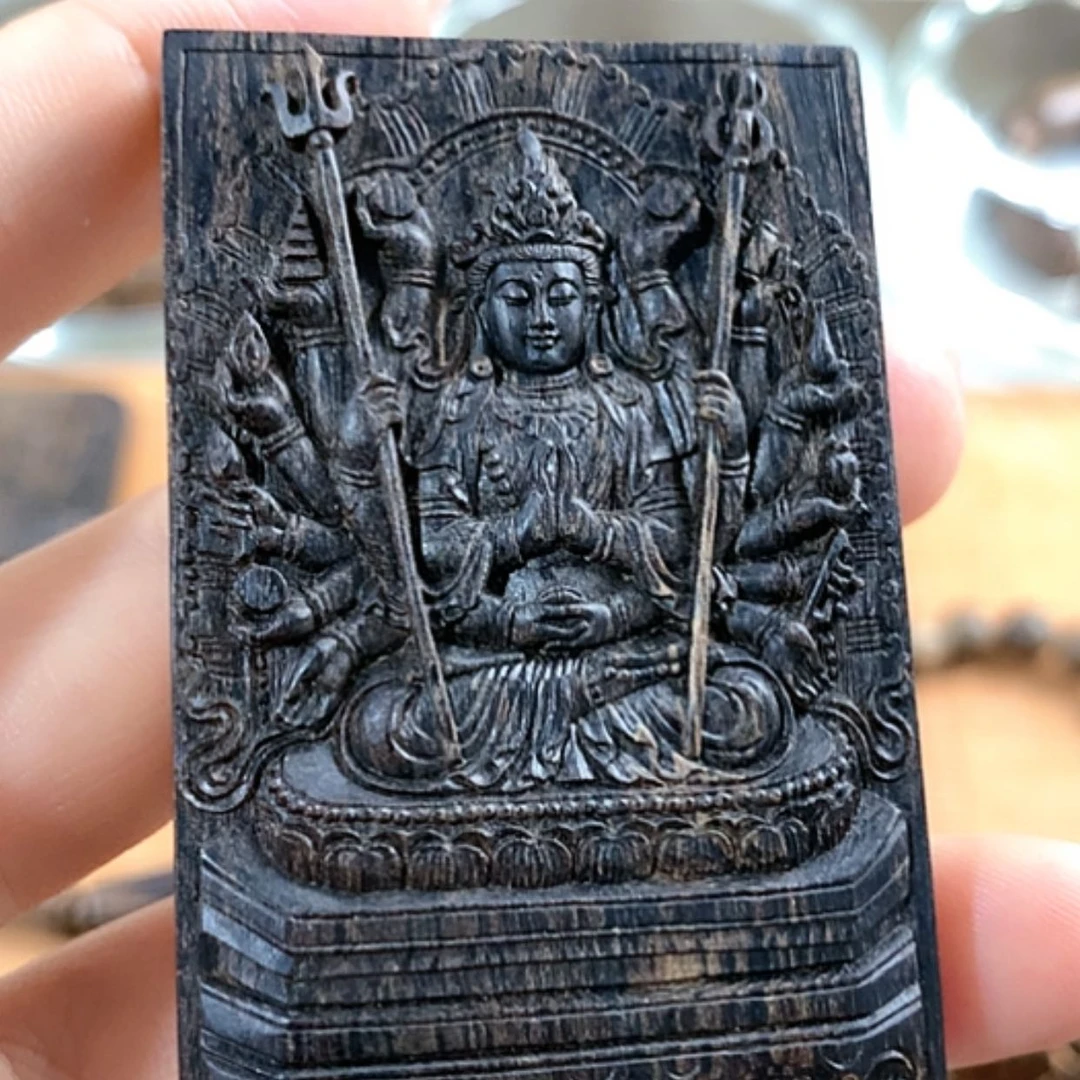 【闪购商品】沉香手串文莱黑棋千手观音25.4克沉水