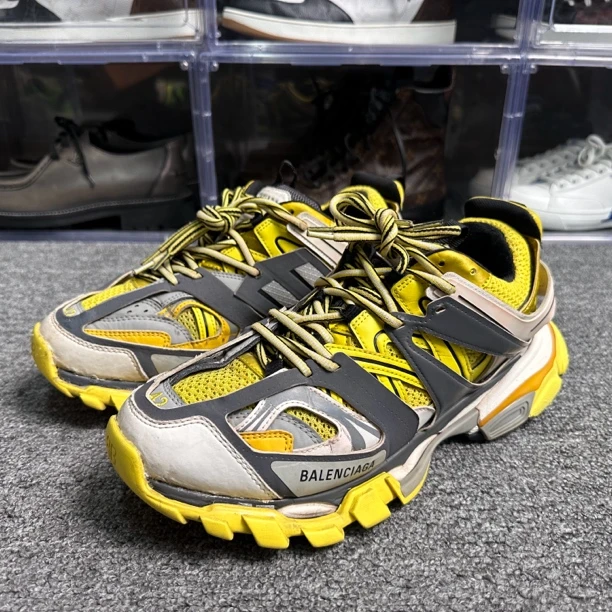90新 Balenciaga/巴黎世家 42码 巴黎世家track黄色休闲鞋