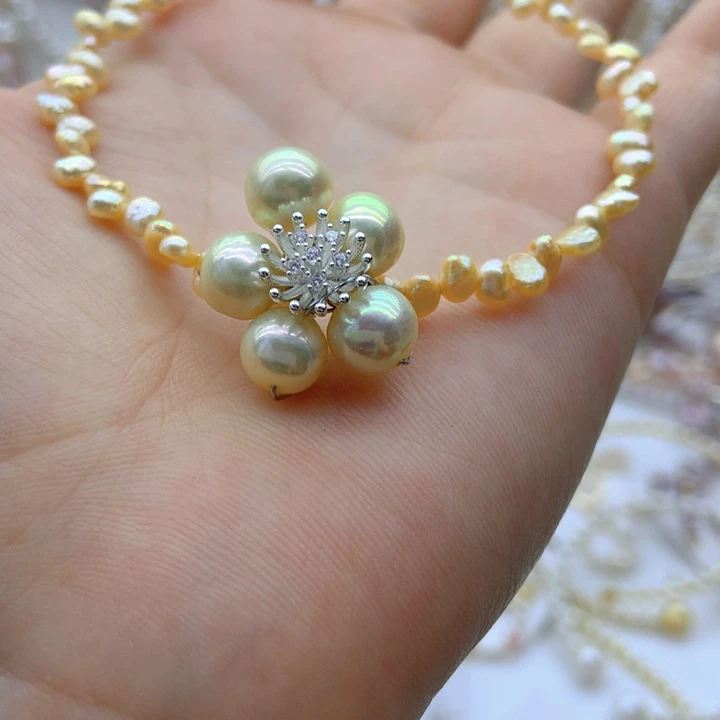 淡水珍珠未镶嵌颈饰