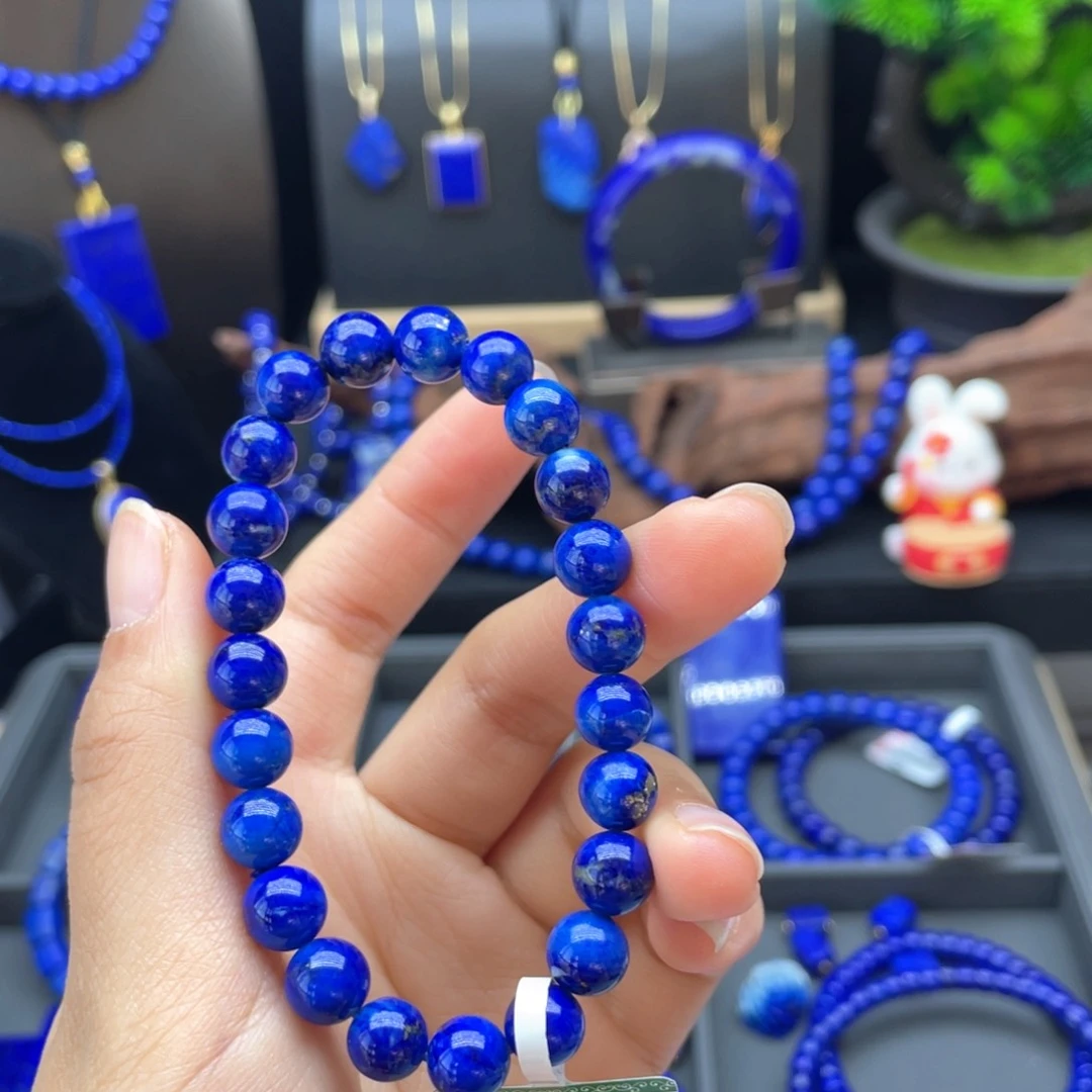 未镶嵌青金石手链8mm玉化料