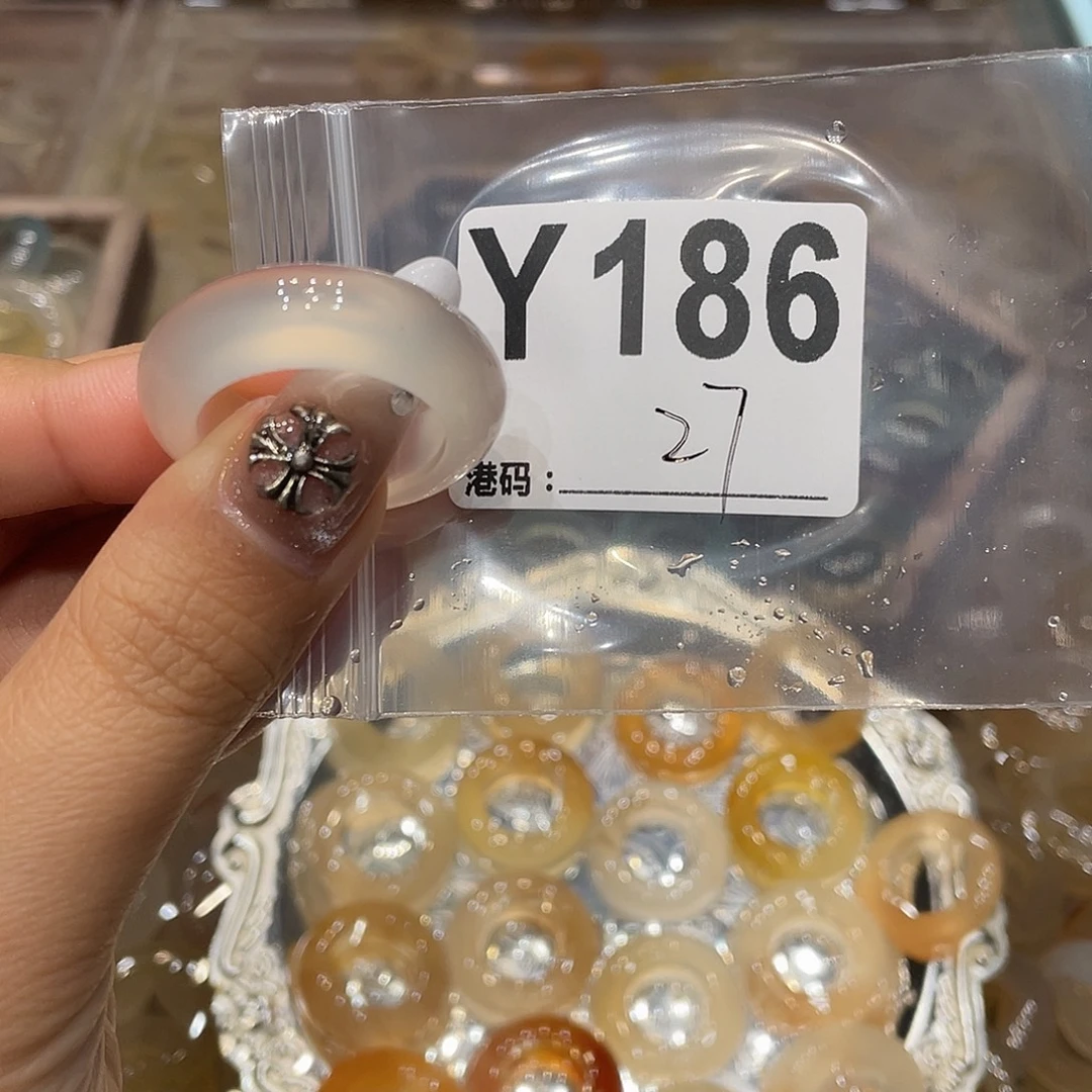 玛瑙/玉髓未镶嵌戒指186