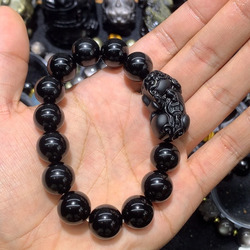 【闪购商品】未镶嵌黑曜岩珠宝奇石星****⁵