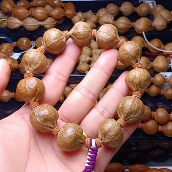 手串/手链橄榄核橄榄核手串铁核蒜头蜜挑臀鸡血红1.9