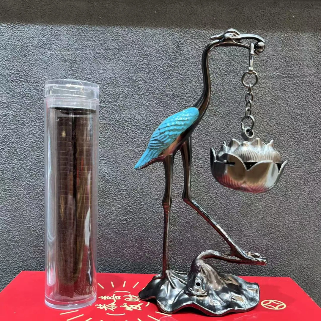 木质仙鹤香薰一个-3017