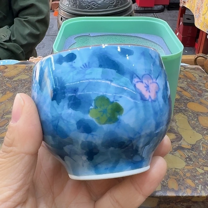 手绘杯子了。。。品茗