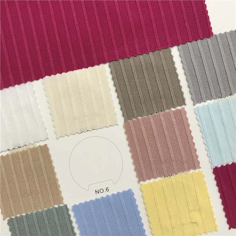 210g8*3乱麻坑条针织面料24个颜色现货厂家直销时尚面料3696992