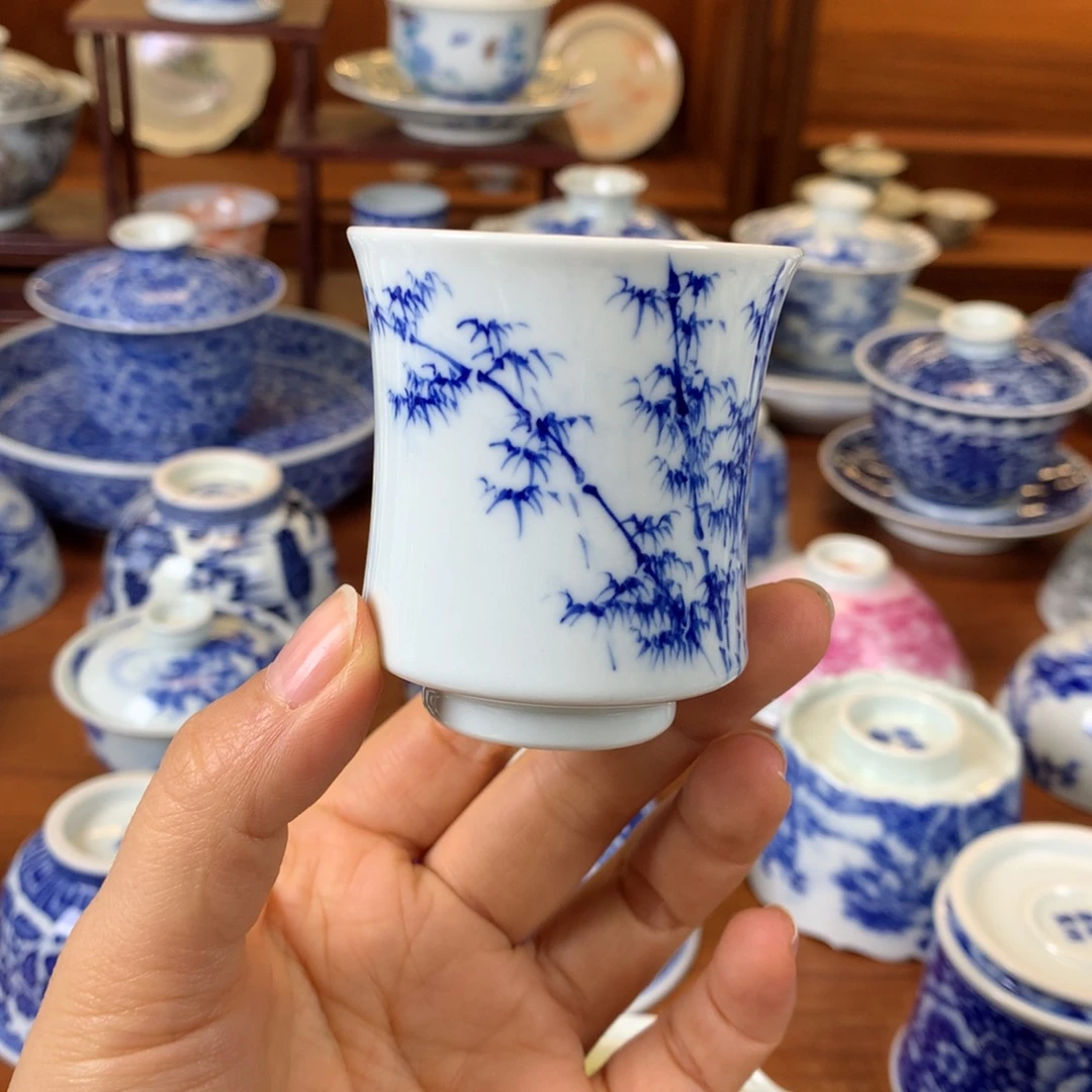 瓷片景德镇陶瓷主人杯