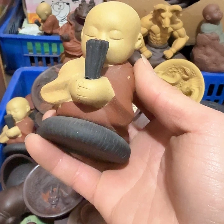 紫砂茶宠雕塑瑕疵茶宠