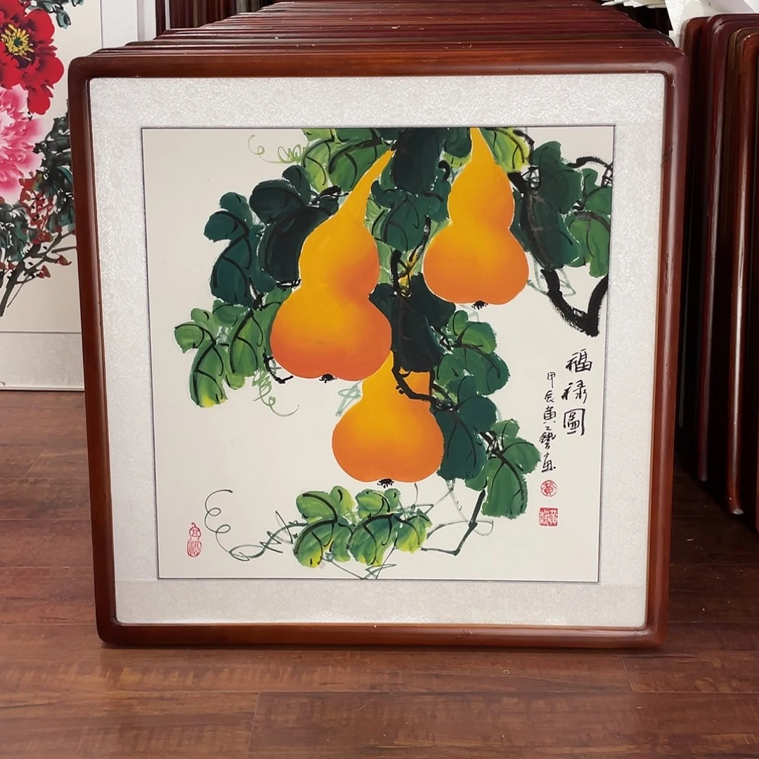 国画带框尺寸63*63厘米