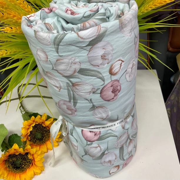 郁金香小斜纹柔软床单尺寸2x2.3m