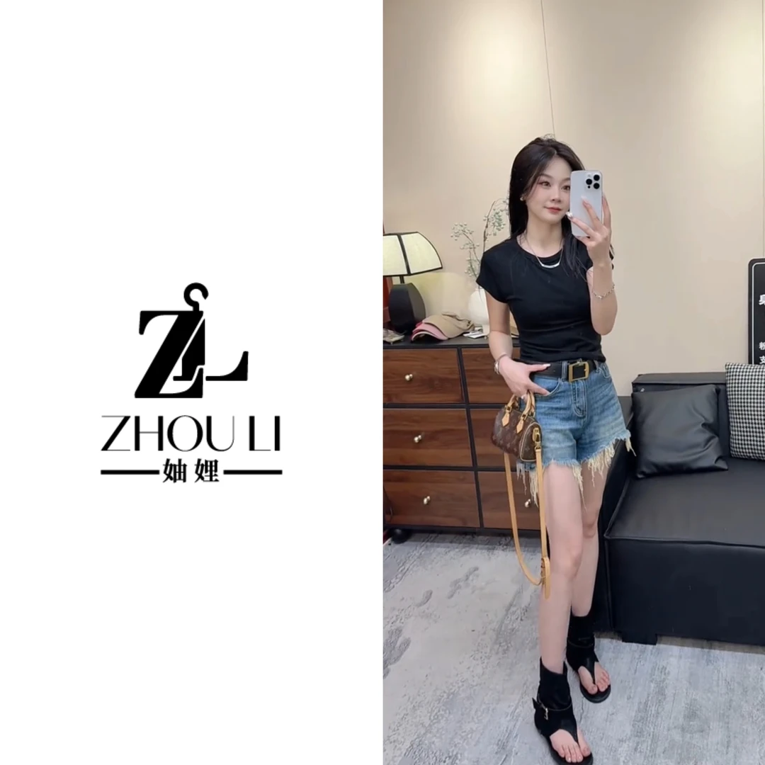 妯娌甄选【小版瘦瘦T】AIAIYANG正品新款韩系简约圆领显瘦修身T恤