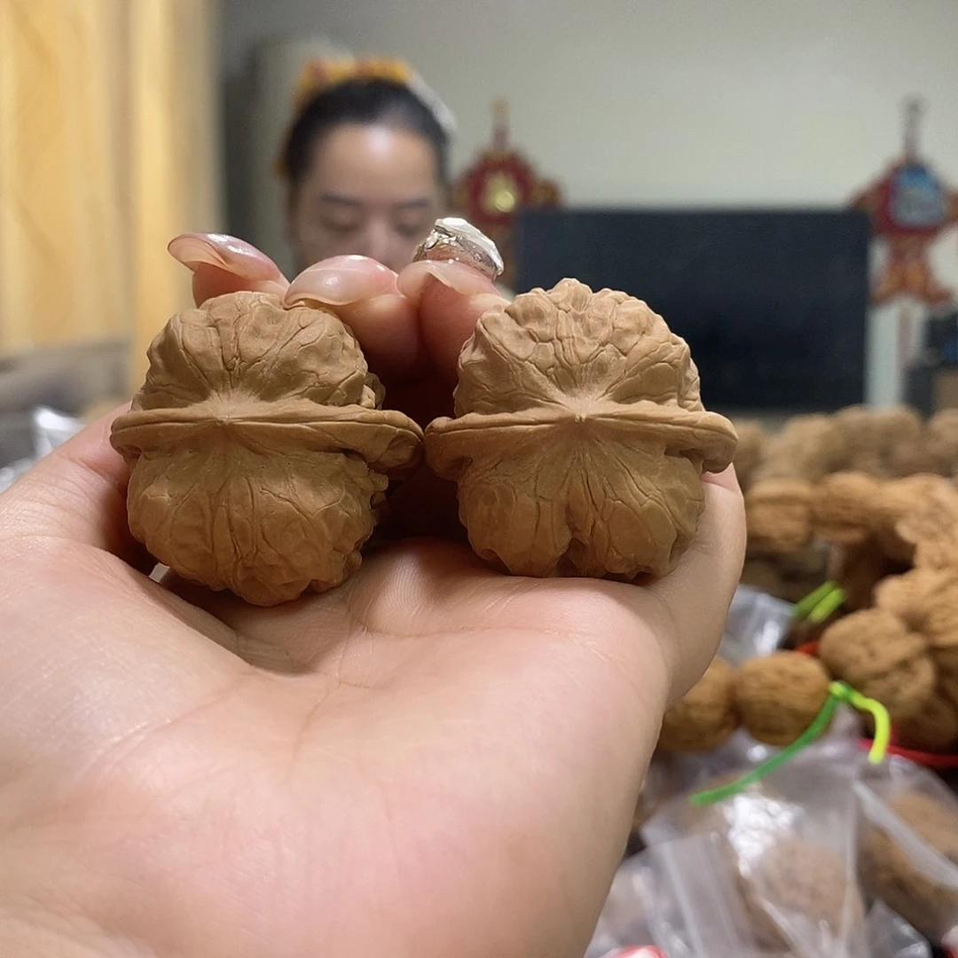 把件文玩核桃38达摩有水尖