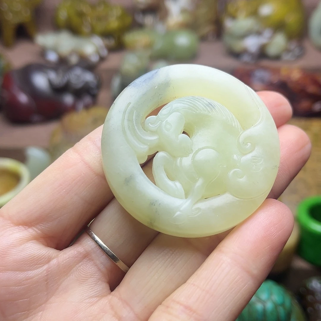 白玉菩提吊坠104。。