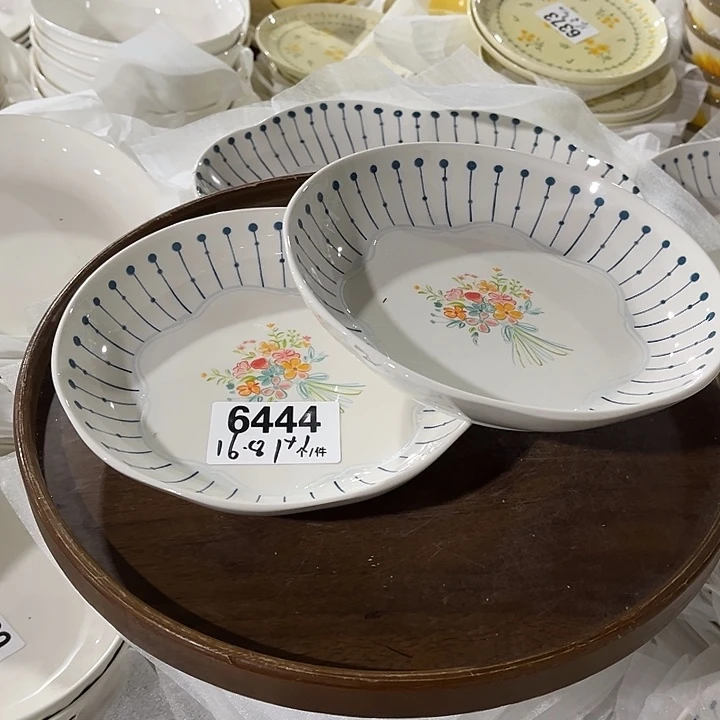瓷微瑕外贸餐具6444