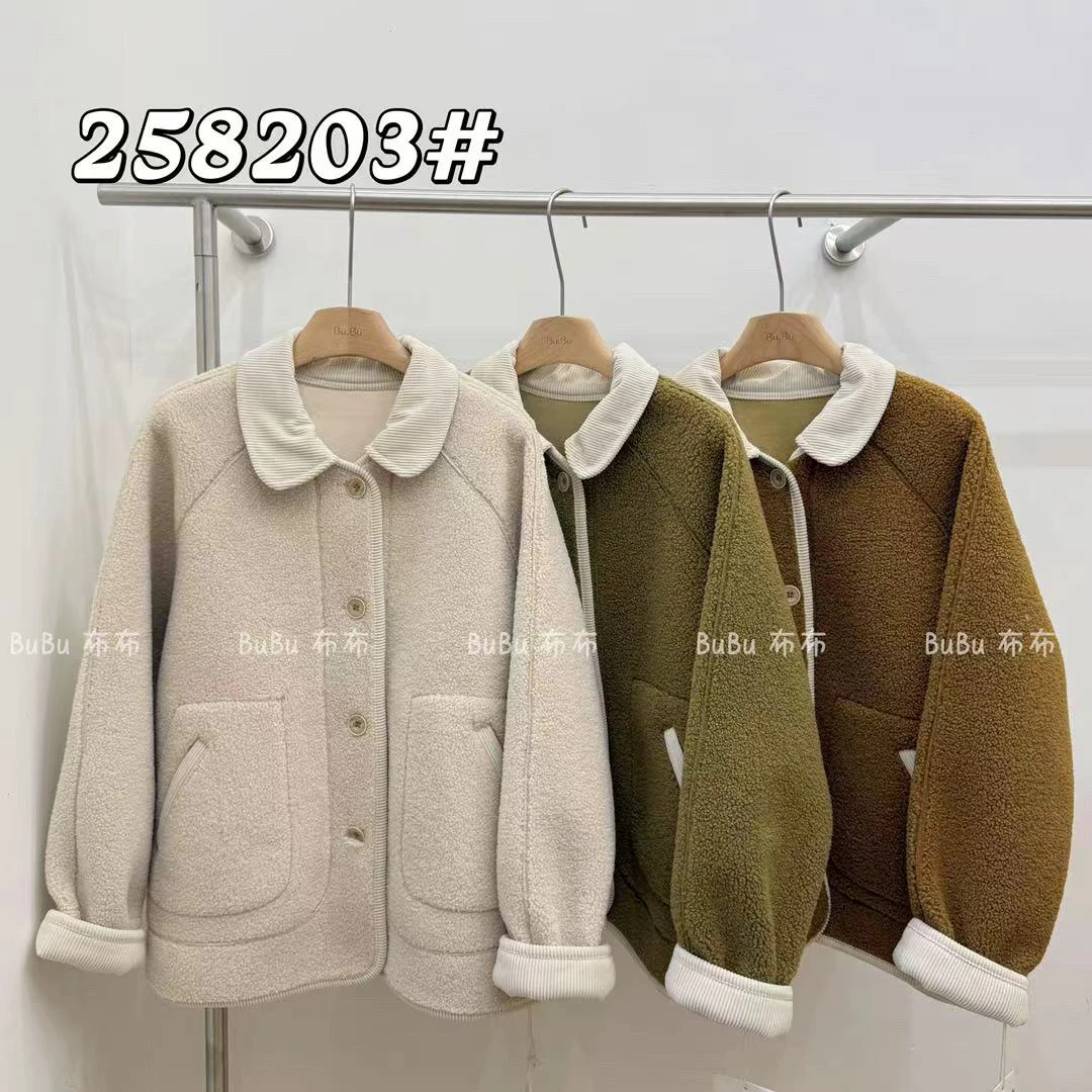 BuBu#258203#宽松冬季保暖短外套
