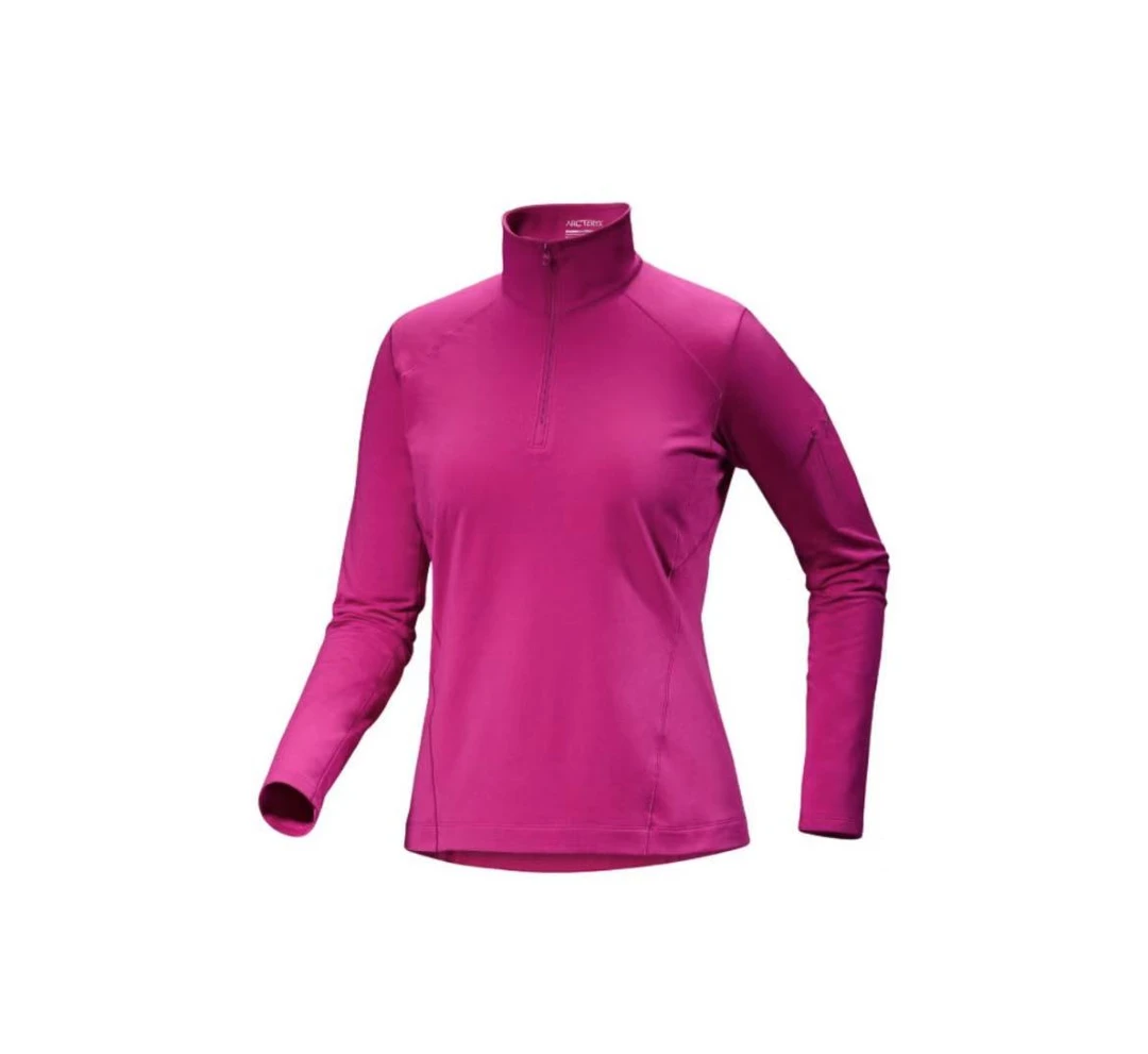 ARC'TERYX/始祖鸟gx Rho LT Zip Neck男女士半拉链抓绒衣长袖速干