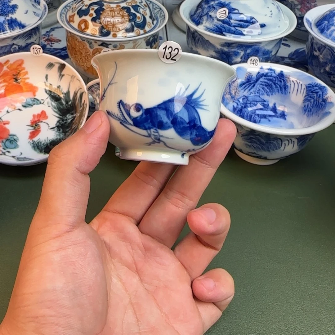 彦祖纯手工手绘茶具132