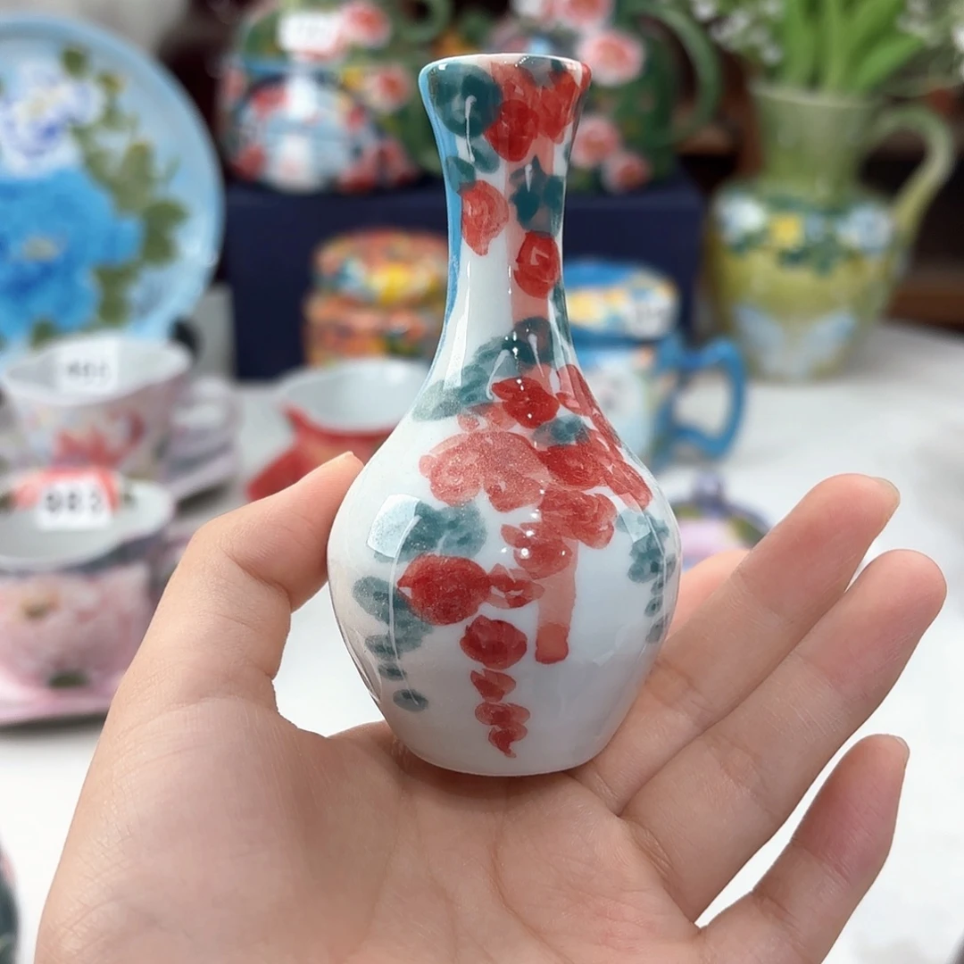 景德镇手绘高温釉下彩陶瓷茶具