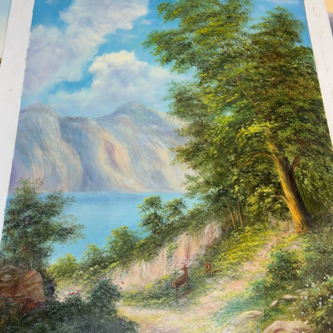 油画你在哪呢你现在干