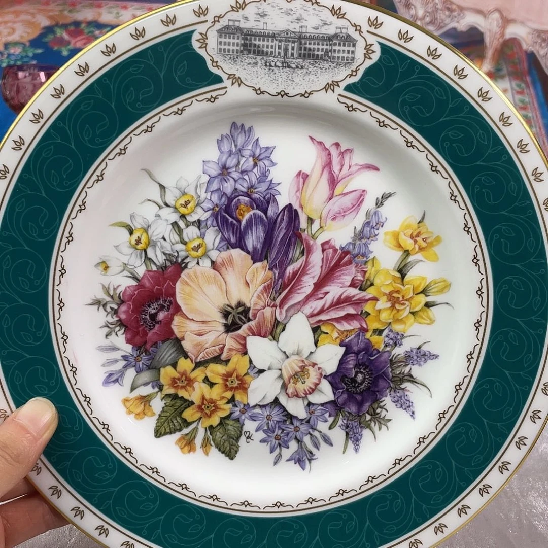 瓷片欧瓷咖啡杯摆件