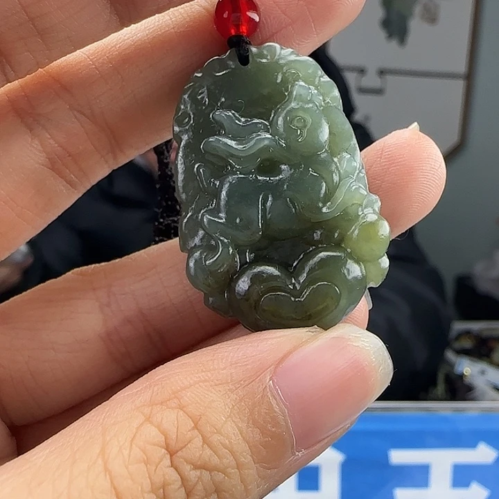 和田玉银S925镶嵌颈饰