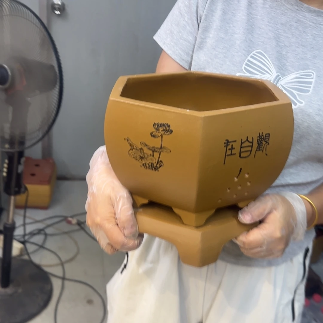 紫砂花盆紫砂口径25