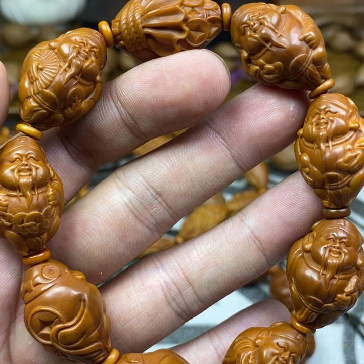 橄榄核手串/手链橄榄核雕工艺手串