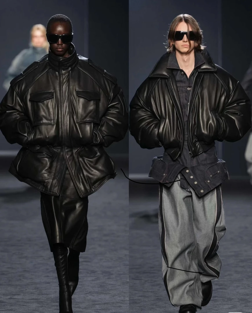 【33专属】2025秋季新款重工熊猫双色拼接长袖T恤9911