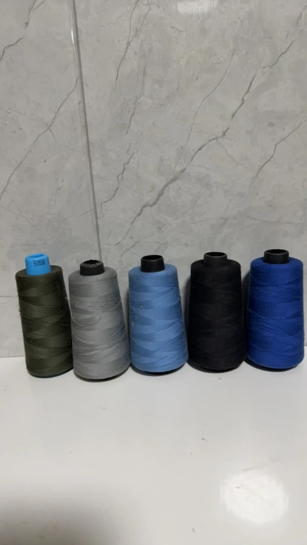 福利线颜色随机家用缝纫线1公斤大小轴