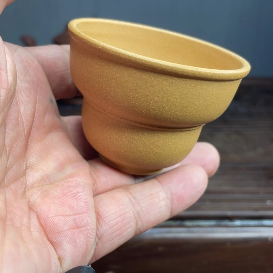 茶杯紫砂黄金段葫芦杯