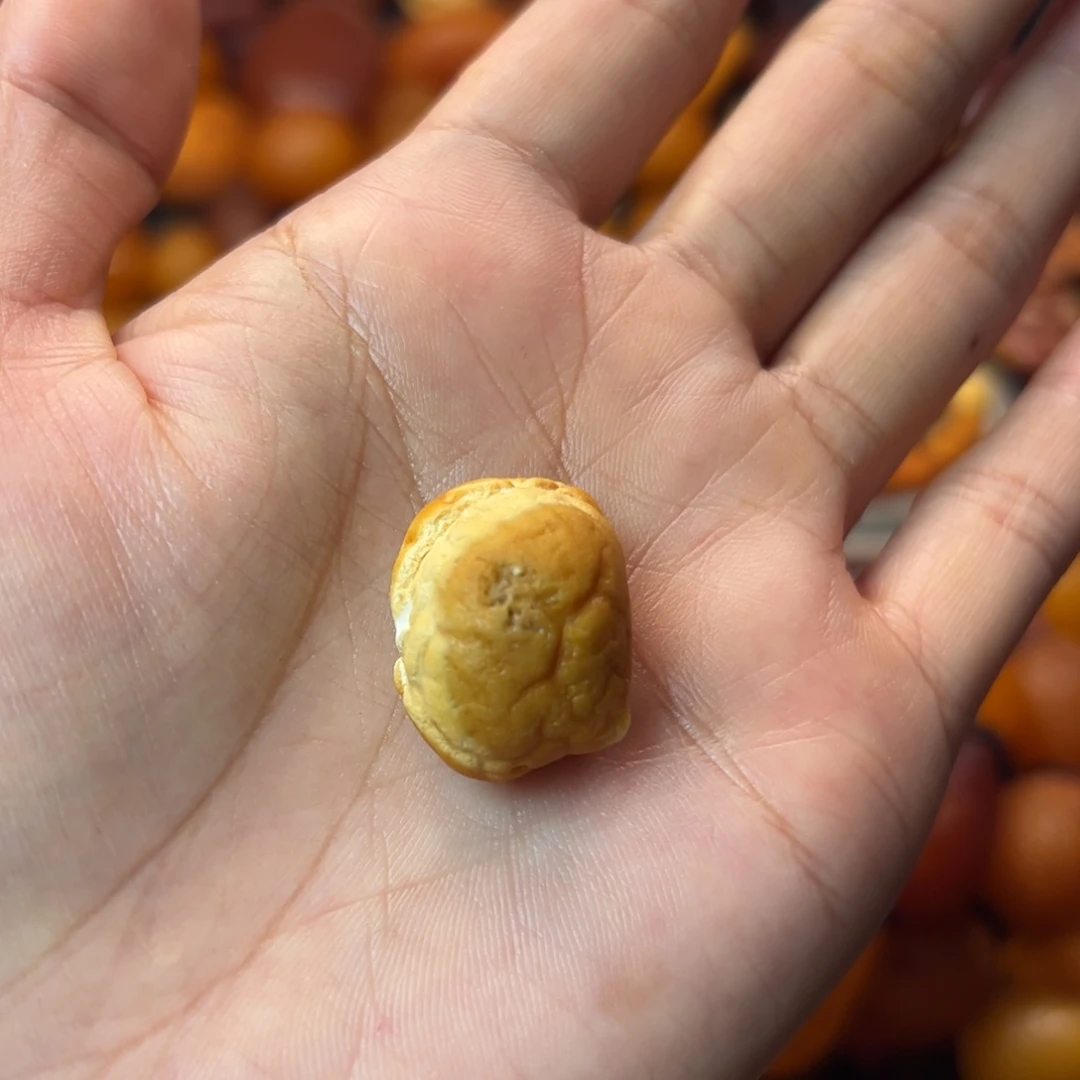 琥珀裸石未镶嵌独**狼天然蜜蜡