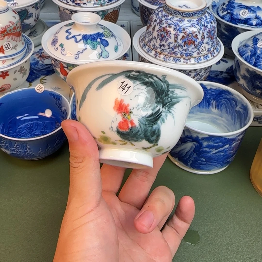 彦祖纯手工手绘茶具141