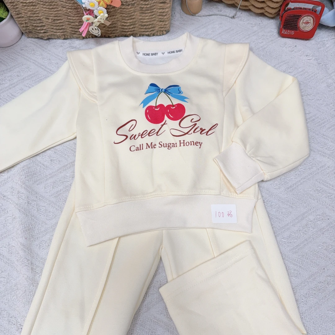 儿童春季新款时尚卫衣套装077