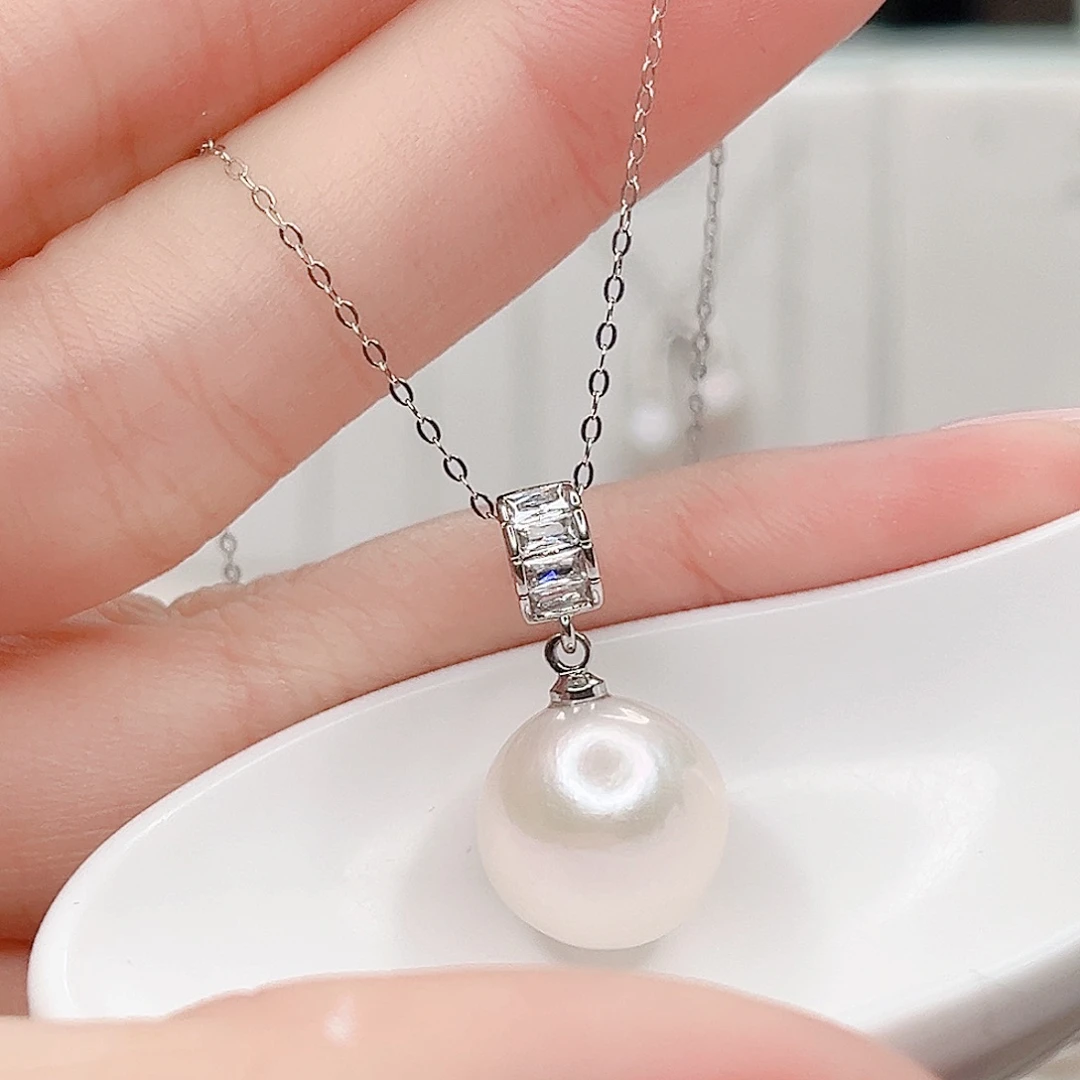 淡水珍珠吊坠(赠链)合金