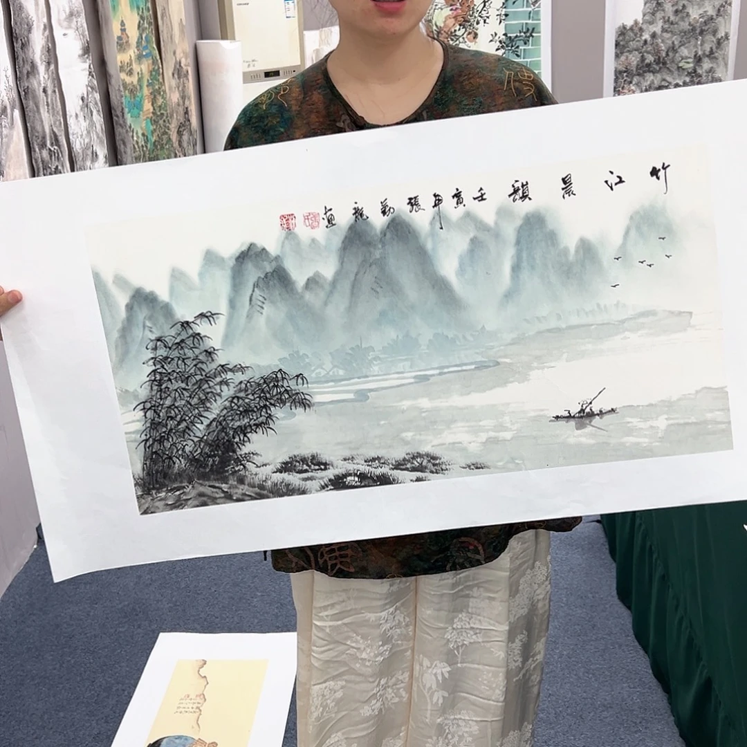 国画宣纸国画纯手绘作品
